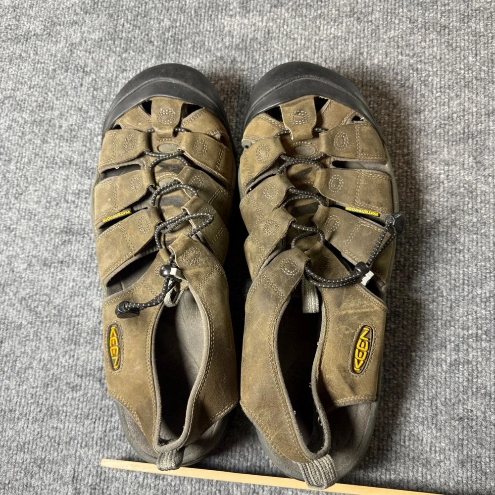 KEEN Mens Newport H2 Brown Water‎ Hiking Sandals Size 14 USA